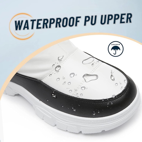 Mid Calf Waterproof Winter Snow Boots Warm Faux Fur Lined - Picture 2 of 6